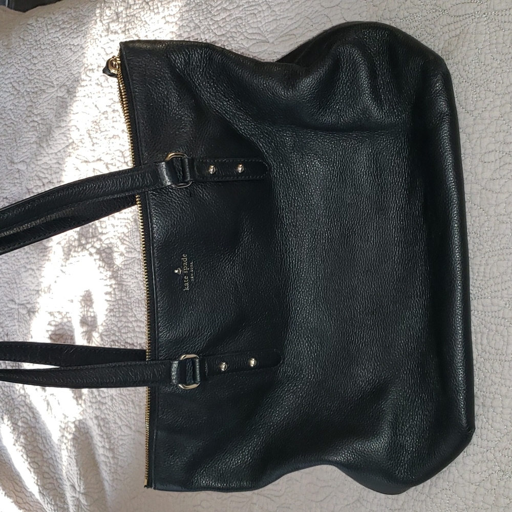 Kate Spade black leather bag